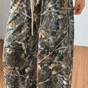 Camouflage Print Pants
